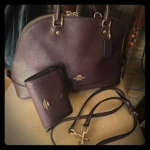 Sale!!!  Coach matching bag and wallet